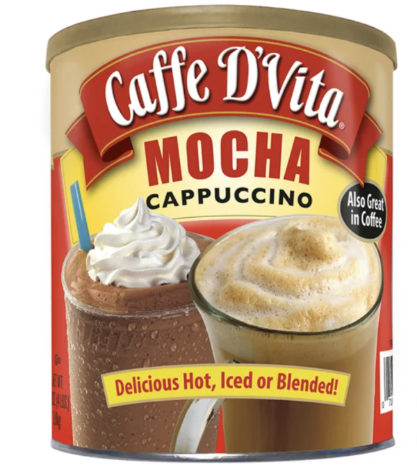 Caffe D'Vita, Instant Mocha Cappuccino, 4 lbs